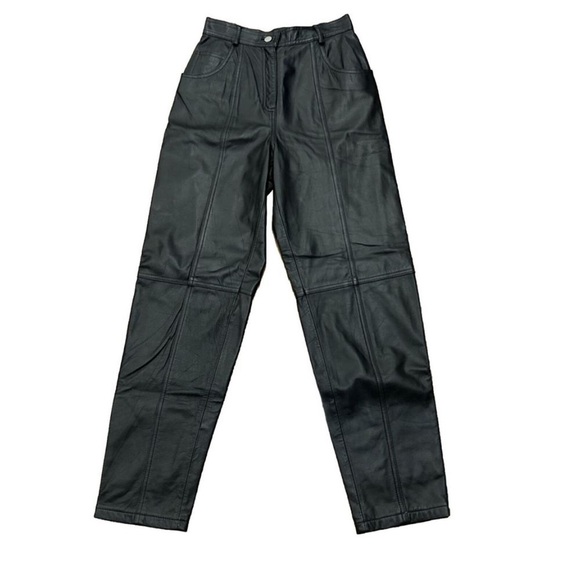Vintage Together leather Pants Size 4 High Rise - Picture 1 of 12